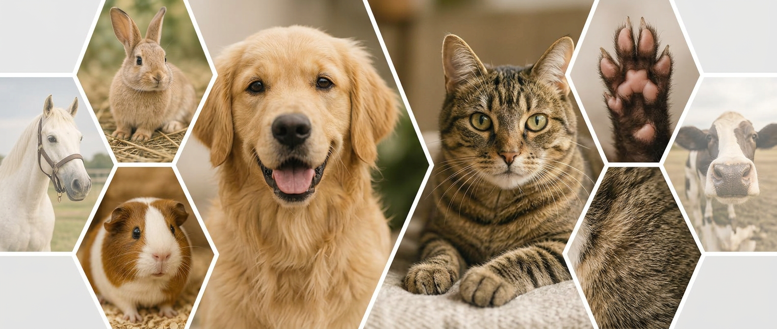 Tierärztin untersucht einen Hund in der Praxis
